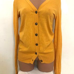 Urban Outfitters BDG Mustard Yellow Cardigan